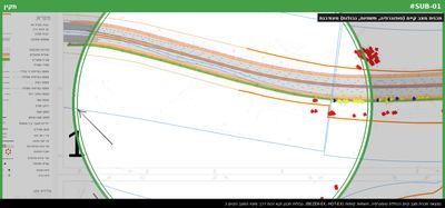 תכנית מצב קיים (טופוגרפיה, תשתיות, גבולות) מעודכנת