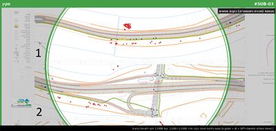 תנוחות (תכנית גיאומטריה) בקנ"מ מתאים